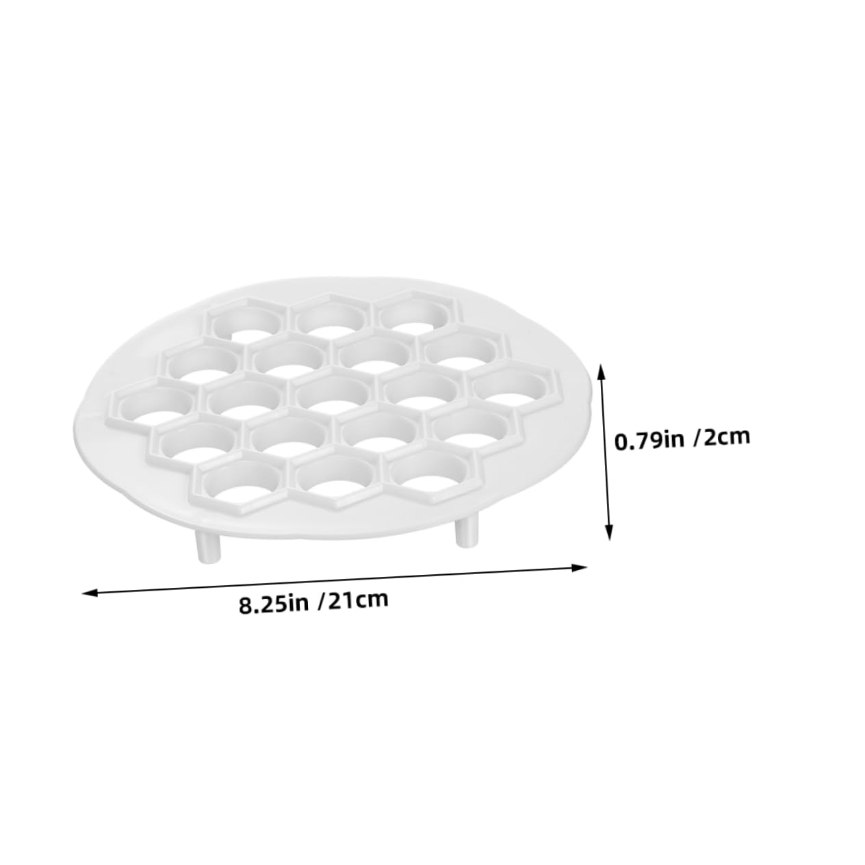 Cabilock 4 Sets Handheld Dumpling Maker Press Ravioli Mold Food Grade Dough Cutter Tool for Quick and Safe Pierogi Wonton Preparation