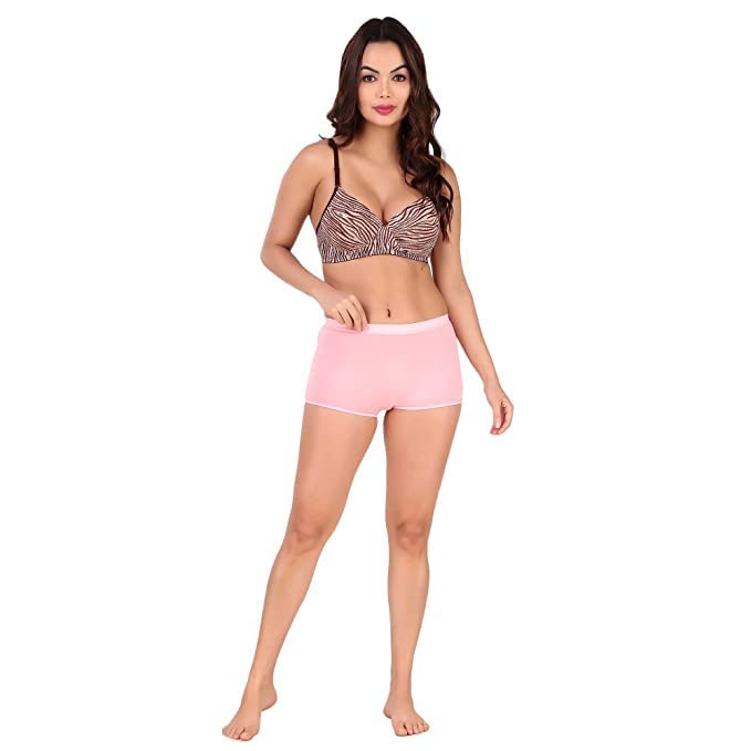 Buy SHINEMART Boyshort Panties Women's Soft Underwear Briefs Invisible Hipster 3 Pack Boxer