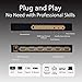 4K@60Hz HDMI Switch 5x1 & USB3.0 Game Capture Card 2-in-1, FiveHome 5 Port HDMI Switcher &Video Capture Live Streaming Record with IR Wireless Remote Support Auto Switch, HDMI 2.0, HDCP 2.2, HDR, Full