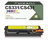 Contenu de l’emballage :total 1 paquet de cartouches de toner CS331 CS431. ( Jaune )