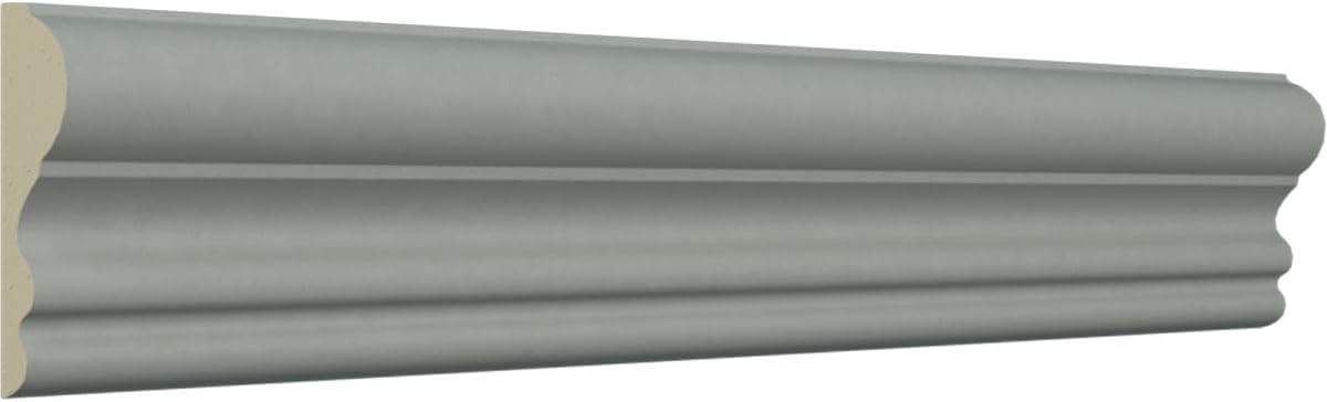 Ekena Millwork PML01X00CL-CASE-12 Claremont (12-Pack) Panel Moulding, 1 3/4"H x 1/2"P x 94 1/2"L, Primed