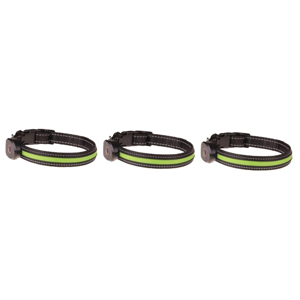 YARNOW 3 Pz Collare Per Animali Domestici Guidato Luce Per Cani Collare Per Cani Luminoso Collare Lampeggiante Per Animali Domestici Colletto Illuminato Collana Girare Splendere Corda