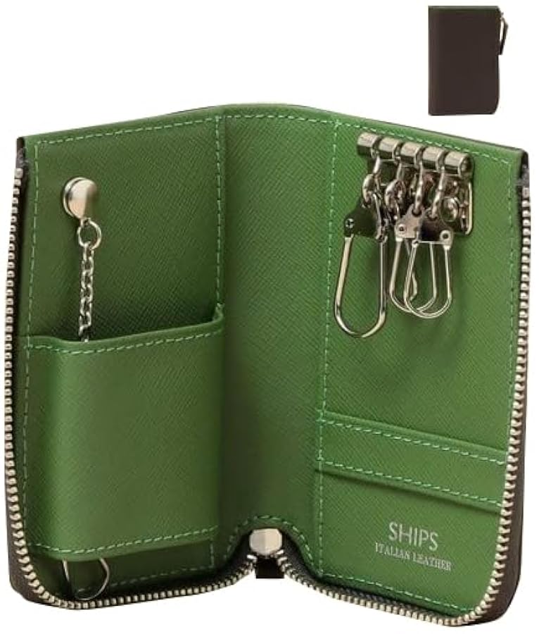 SHIPS: 「SAFFIANO LEATHER」 2トーン キーケース Amazon | [SHIPS] WEB限定 【SAFFIANO LEATHER】 2トーン キー