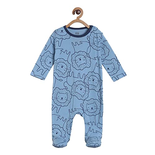 Image of miniklub Boys Pack of 2 Printed Pure Cotton Sleepsuits