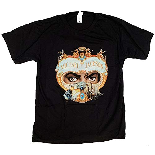 Licenza completa Maglietta Michael Jackson - Dangerous 100% ufficiale Nero XL