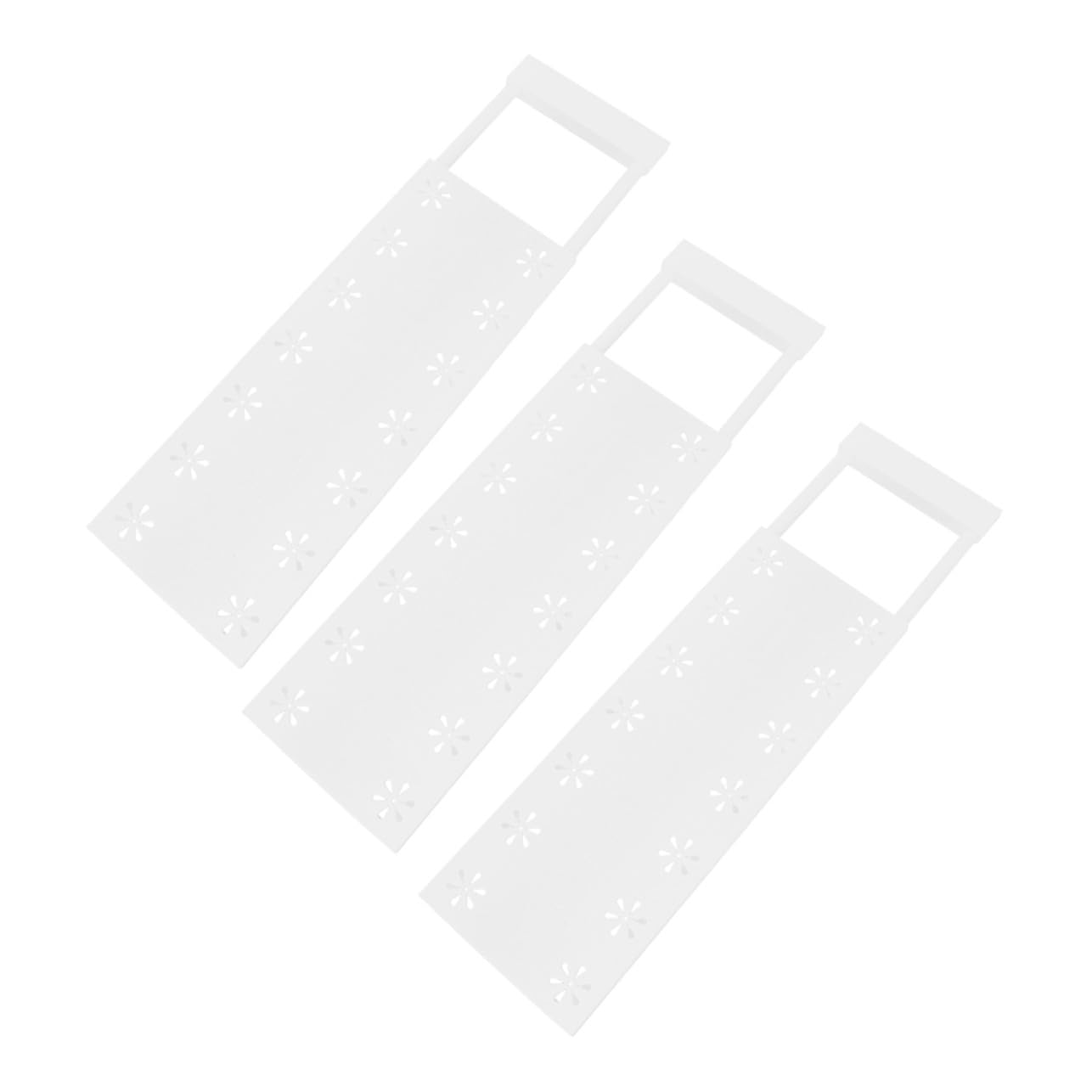 3 separadores ajustables para estantes de armario, expandibles para armario y gabinete, fácil instalación, solución de almacenamiento flexible para el hogar, uso multiusos