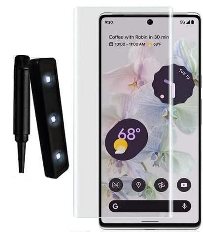 Image of MOBIKTC for Google Pixel 7 UV Tempered Glass UV Glue Fingerprints Unlock, Screen Protector for Google Pixel 7 (Golssy 4G UV) Transparent