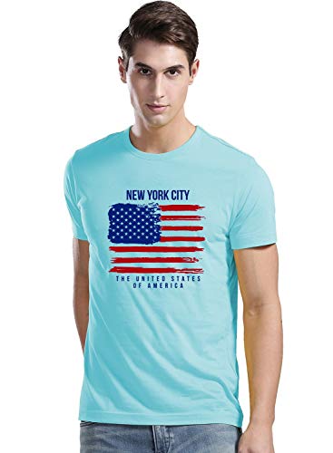 Image of ADRO Men's 100% Cotton Regular Fit T-Shirt