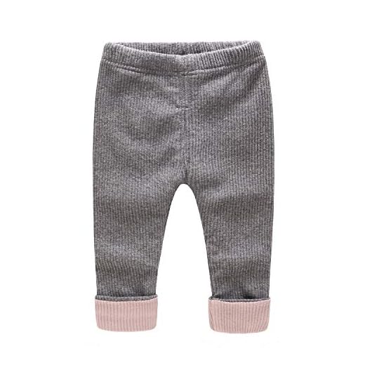 Bebé Pantalones Invierno Leggings Niños Niñas Polainas Vellón Jogging Casual Pantalón