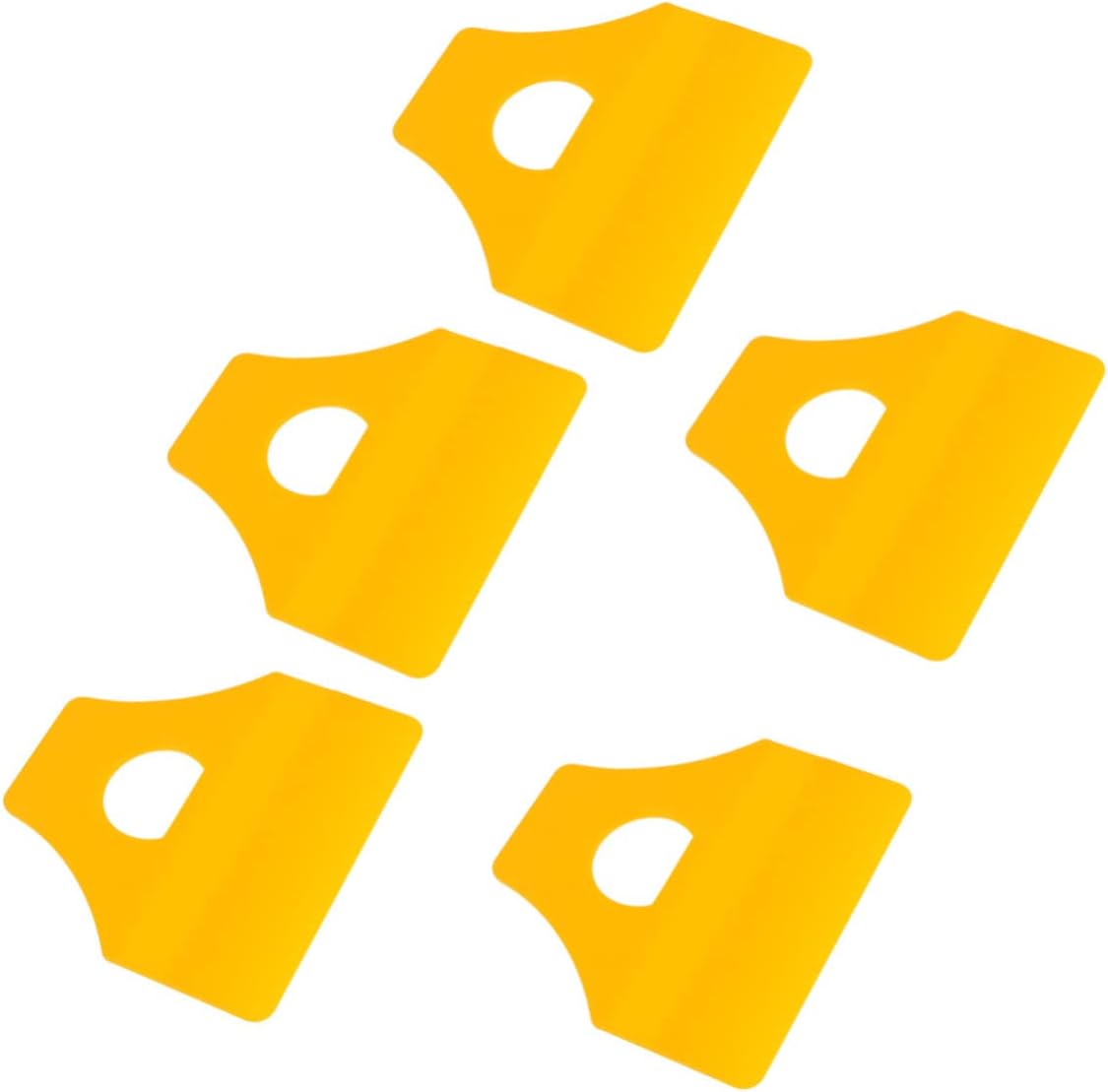 Toddmomy 5pcs Car Vinyl Scraper Felt Squeegee Decal Applicator Tool Lightweight for Easy Use
