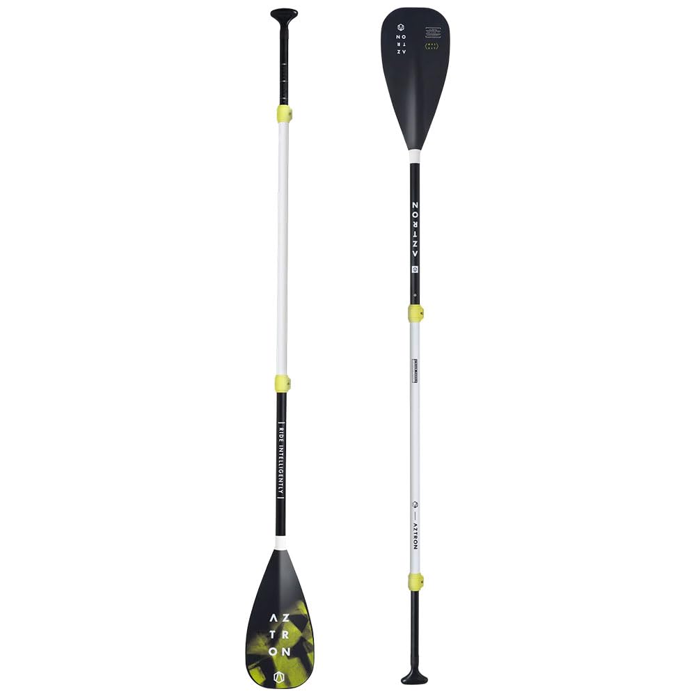 AZTRON Stream AC-P181 Stream Fiberglas Hybrid Paddel für Stand Up Paddle Board, 3 Abschnitte, 180-220 cm