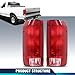 PIT66 Tail Lights Compatible With Ford F150 Bronco 1990-1996 /Fit F250 F350 1990-1997 Tail Lamp Rear Tail Lights Assembly Left Driver And Right Passenger Side Luz Trasera