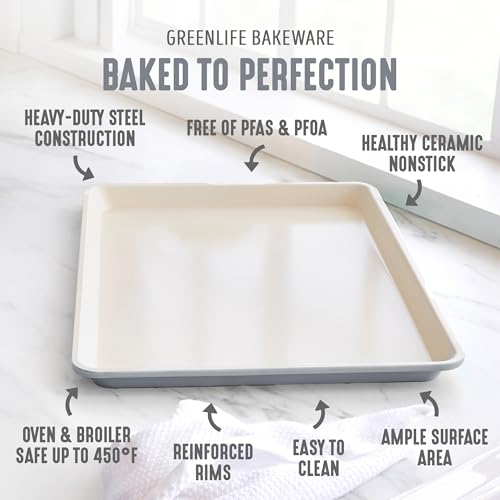 Plaque de cuisson céramique saine 45x33cm pour biscuits parfaits - 4