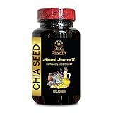 OLANTA TRADE SOLUTION Chia Seed Pills with Omega 3 Fatty Acids, Fiber and Antioxidant Vitamins for Daily Energy Support – 1 Bottle 60 Capsules