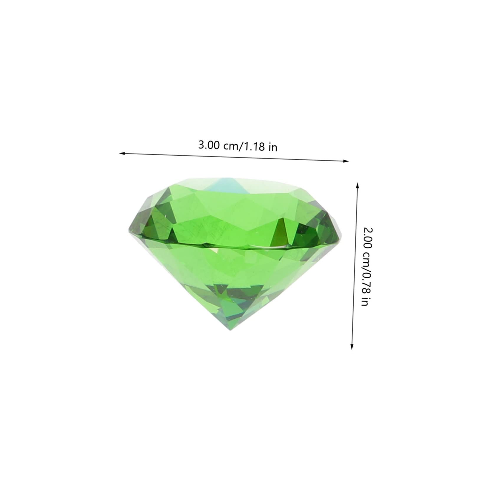 SHINEOFI Diamanti Decorativi Funzione Riempitivo 30mm 12 Pezzi in Vetro Trasparente per Decorazioni Matrimonio e Centrotavola Outdoor per Vasi e Sfondo Fotografico