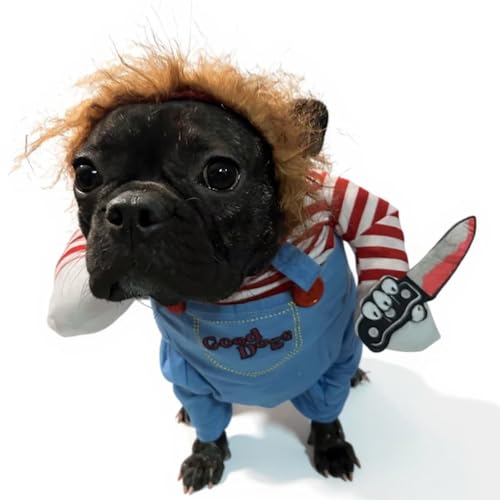 Disfraz Chucky para perro - Halloween cosplay