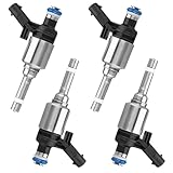 06H906036G 4pcs Fuel Injectors Compatible with Audi A3 A4 A5 A6 Q3 Q5 TT Volkswagen CC EOS GTI Tiguan Passat Jetta 2.0L 06H906036G