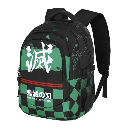 Demon Slayer Sutoriku-Mochila Running Plus, Multicolor, 34 x 46 cm, Capacidad 32 L
