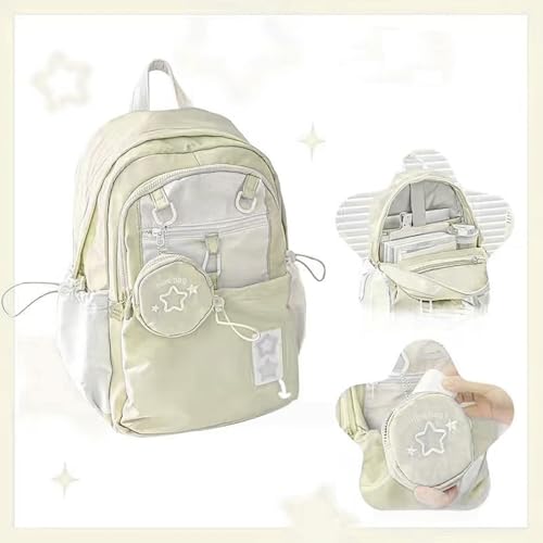 Mochila ergonómica multibolsillos para portátil y libros de texto 7
