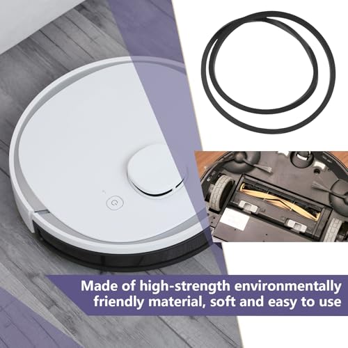 YINETTECH Kehrroboter Motor LDS Riemen ID 6,7 cm Kehrroboter Motorriemen kompatibel mit Ecovacs DEEBOT 900 DE5G DE53 DN33 Schwarz
