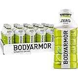 BODYARMOR ZERO Sugar Lemon Lime, Sugar Free Sports Drink - Low-Calorie Hydration - Natural Flavors with Potassium Packed Electrolytes, Antioxidants, and B-vitamins, 28 fl oz (Pack of 15)