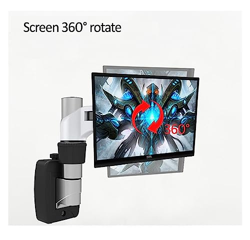 Support mural LCD inclinable 360 et rotatif pour moniteur de bureau 8kg max