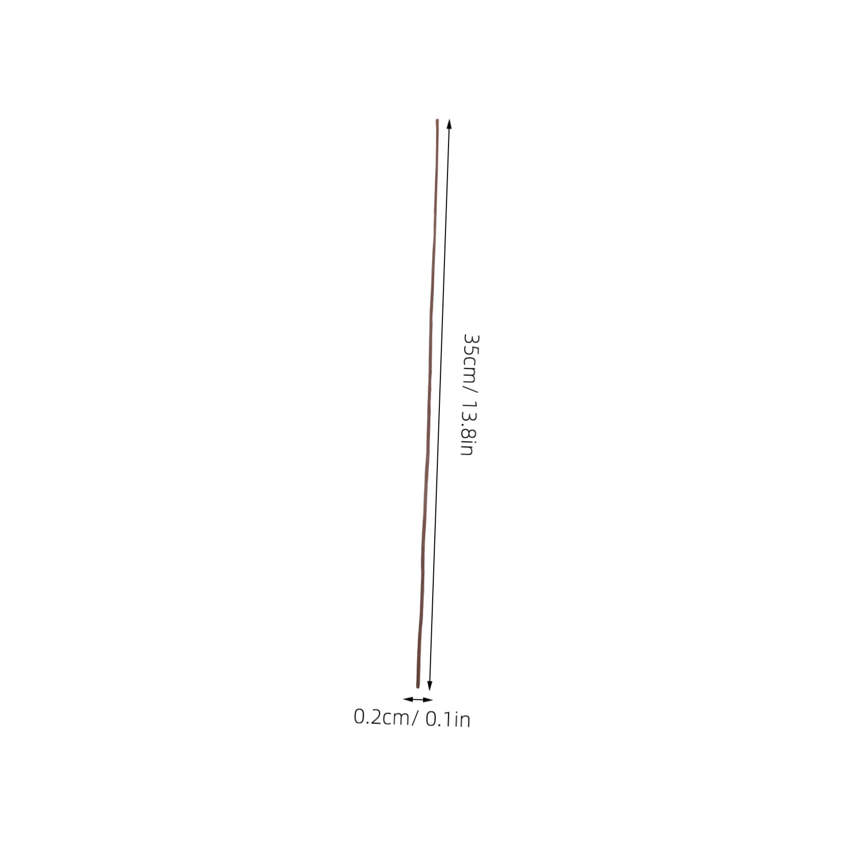 TEHAUX DIY Flower Arrangement Sticks 50pcs Wire Floral Stems Artificial Flower Stems Floral Wire for Wreaths