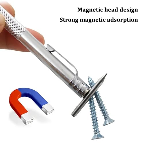 YDHfdc Anreißnadel für Metall 2 Stück Wolframcarbid Stift mit 12 Ersatz Red Hat Markierspitzen Anreißwerkzeug Metall Anreissnadel Hartmetall für Glas, Metallblech, Keramik