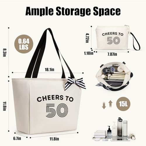 Image of Vavabox 40th Birthday Gifts Women, Unique 40 Years Old Tote Bag, Vintage 1986 Handbag Gifts for Women Mom Wife Friend