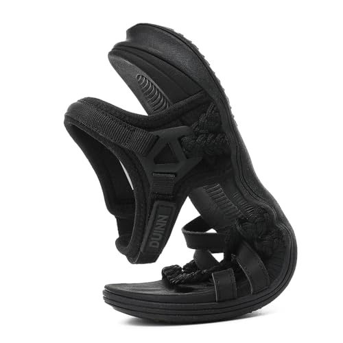 UBFEN Womens Hiking Comfort Sport Sandals Beach Vacation Camping Casual Sport Sandals with Adjustable Straps and Arch Support3
