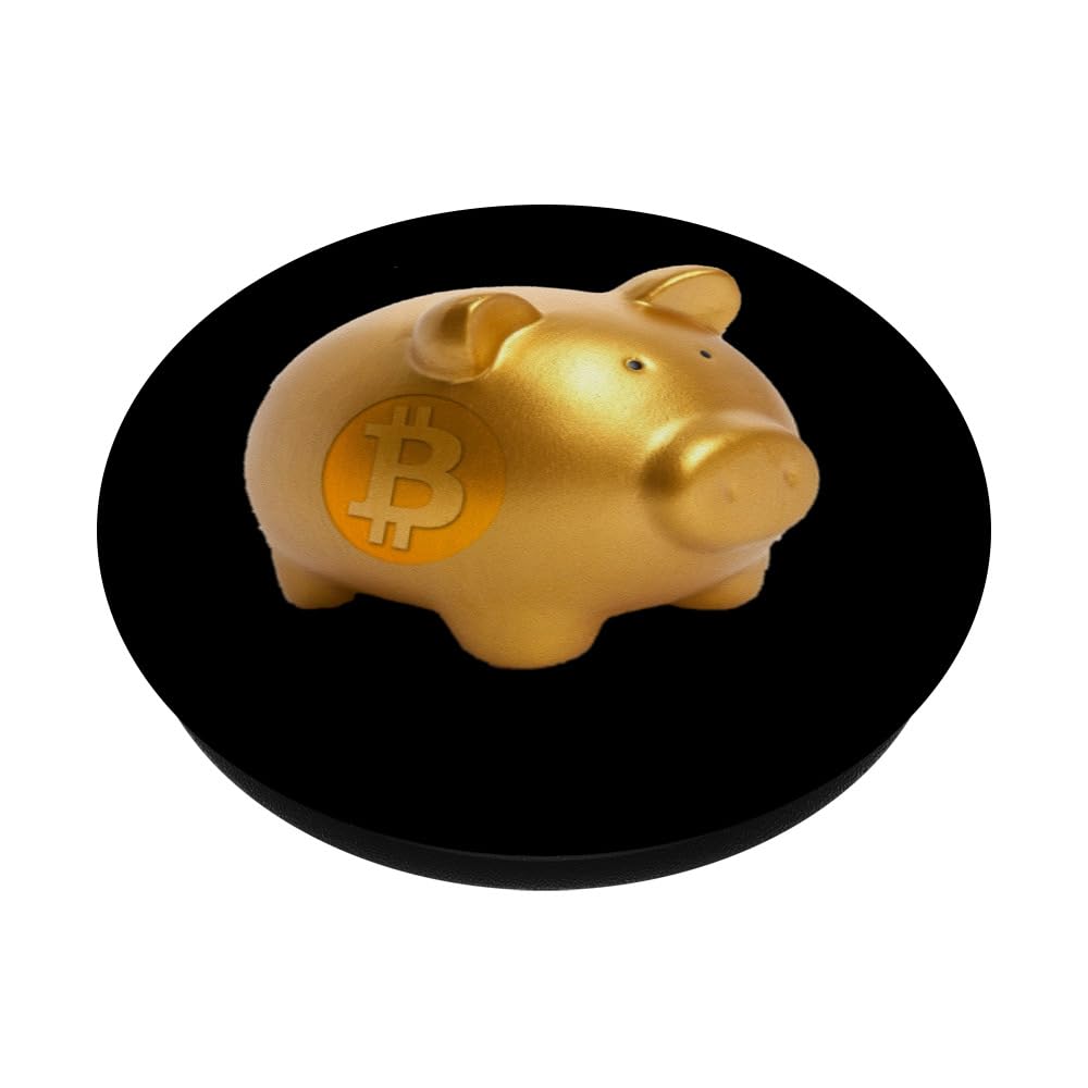 Amazon.com: Bitcoin Money Box Fun Gold Pig Blockchain Crypto PopSockets  Standard PopGrip : Cell Phones & Accessories