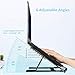 Adjustable Drawing Tablet Stand Drawing Pen Display Aluminum Ventilated Stand Holder for Wacom One, Cintiq 13/16, XP-Pen Artist 12/13.3/15.6 and Huion Kamvas 12/13/15.6