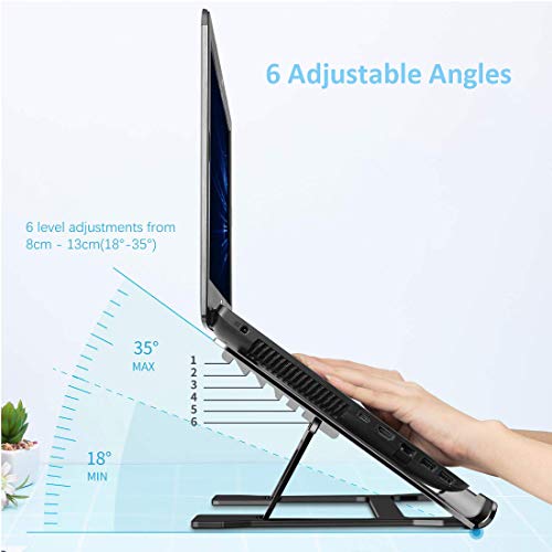 Image of Adjustable Drawing Tablet Stand Drawing Pen Display Aluminum Ventilated Stand Holder for Wacom One, Cintiq 13 /16, XP-Pen Artist 12 /13.3 /15.6 and Huion Kamvas 12 /13 /15.6