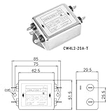 Zoom IMG-2 uadme filtro di alimentazione 115v Zoom IMG-2 uadme filtro di alimentazione 115v