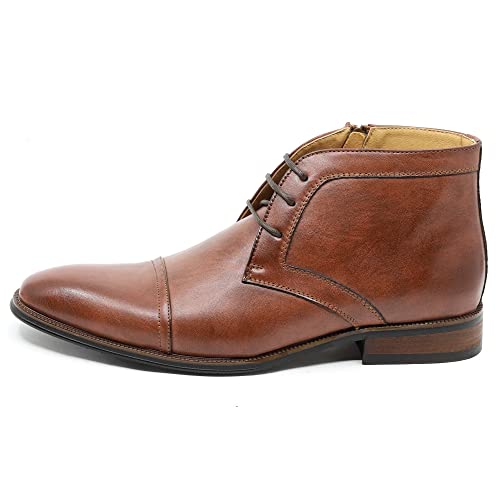 Metrocharm MC119 Men's Cap Toe Lace up Dress Chukka Oxford Ankle Boot2