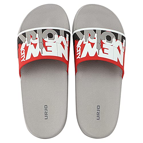 Image of URJO Kids's Sliders /Slippers Lightweight Super Flexible Arch Support Durable Anti Skid & Stylish Dailywear Sliders /Slippers for Boy's & Girl's