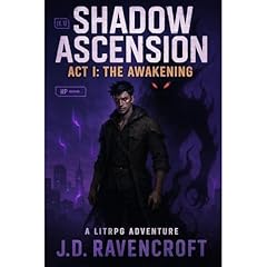 SHADOW ASCENSION Audiolibro Por J.D. Ravencroft arte de portada