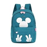 Mochila de Costas Media Mickey Mouse Disney Verde Luxcel