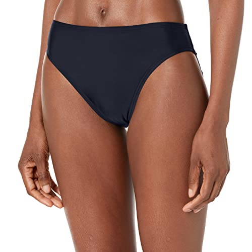 Tommy Hilfiger Women's Classic Full Coverage Bikini Bottom, Sky Captain, M