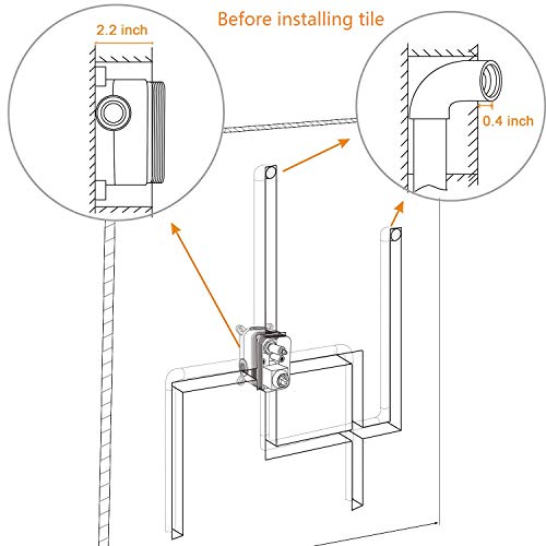 Sr Sun Rise 12 Inches Matte Black Shower System 12 Inch Brass Bathroom Luxury Rain Mixer Shower Combo Set Wall Mounted Rainfall Shower Head System Shower Faucet Rough-In Valve Body And Trim Included #TOP7