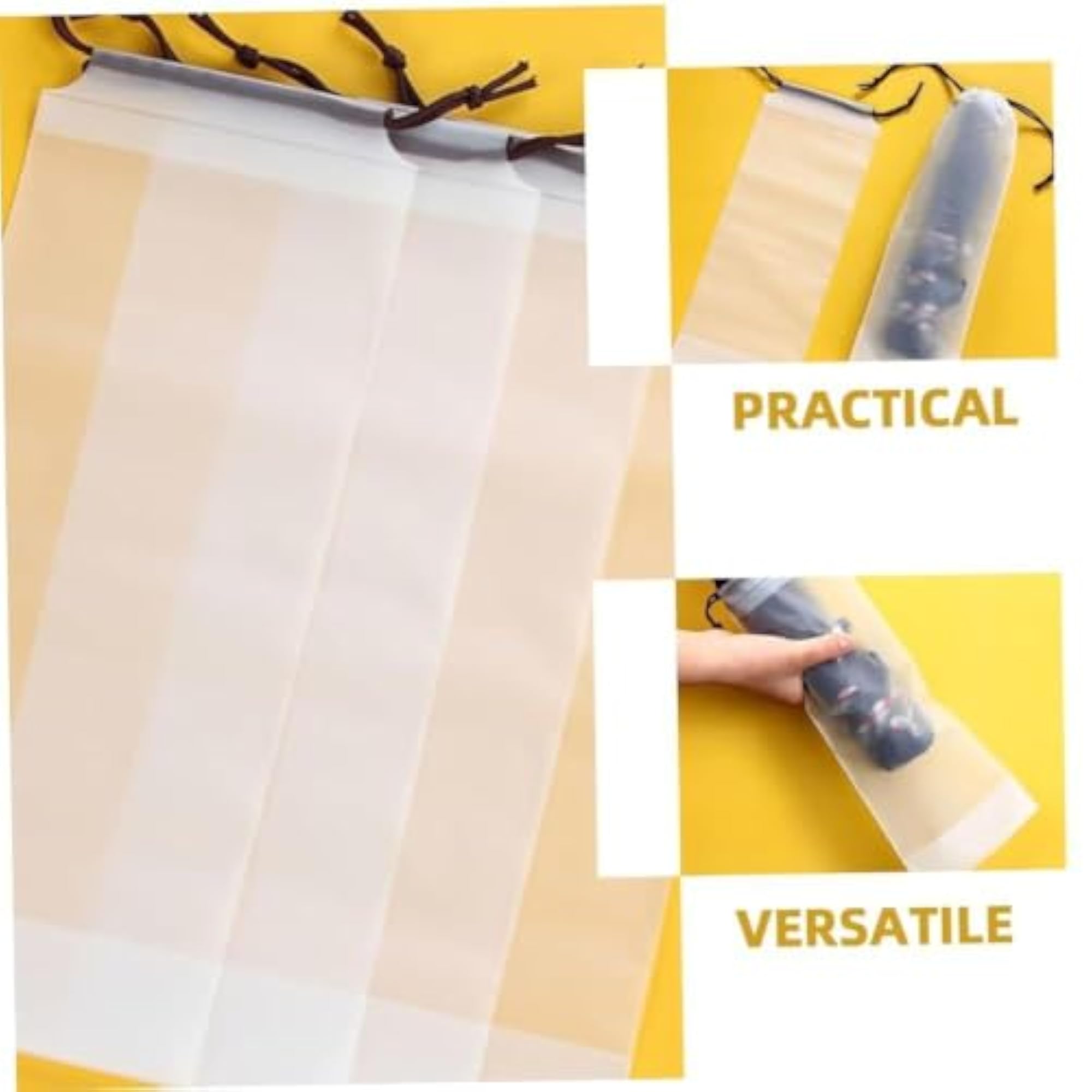 5 Pcs Travel Umbrella Sleeves with Drawstring