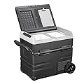 Alpicool Dual Temperature Control TWW55 Portable Refrigerator 58 Quart(55 Liter) Compact Fridge Mini Freezer for Travel,Camping,Fishing, Outdoor -12/24V DC