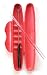 Reusable Glass Drinking Straw with Travel To Go Protective Carrying Case Holder and Cleaning Brush | Perfect for Home, Office or Gift | Straight 8 in x 9.5 mm Healthy, Eco Friendly (Pink Sapphire)