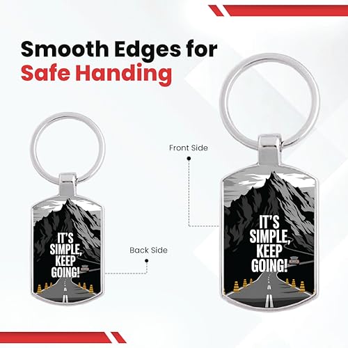 Image of Premium Printed Metal Keychain for Men & Women | High-Definition Artwork Print | Durable Key Ring for Car, Bike, Home & Office Keys | Stylish Decorative Key Holder Gift