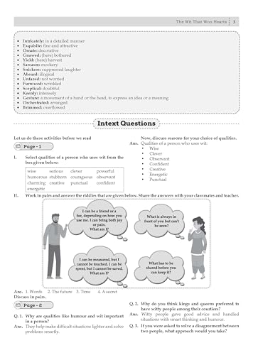 Image of Oswaal NCERT Textbook Solutions English Class 8 | For CBSE 2026-27 Exam | Based on NCERT Poorvi | With Complete Solutions of Objective & Subjective Questions for Practice