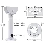 PUYREEINN-Surveillance-Security-Camera-Mount-Bracket-Adjustable-Universal-Camera-Wall-Mounting-Bracket-for-CCTV-Security-CamerasIP-CamerasDome-Camera-with-T-Shape-Mount-1-Pack
