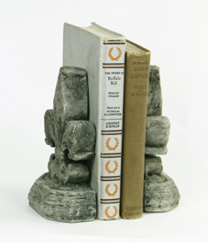 Fleur de Lis Bookends Home and Garden Decor Shelf Bookends