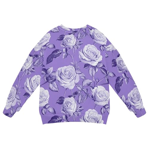 JUNZAN Safari Rose Purple Little Boys Hooded Sweatshirt Crewneck Tops Clothing Shirts Athletic 4T2