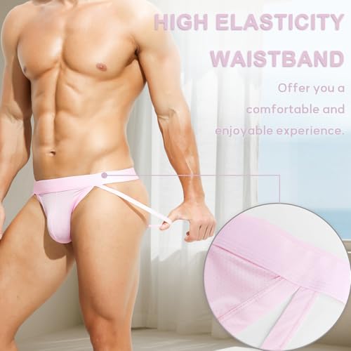 KAREN SPACE Jockstraps for Men Athletic Supporters Underwear Sexy Mens Thong Underwear3
