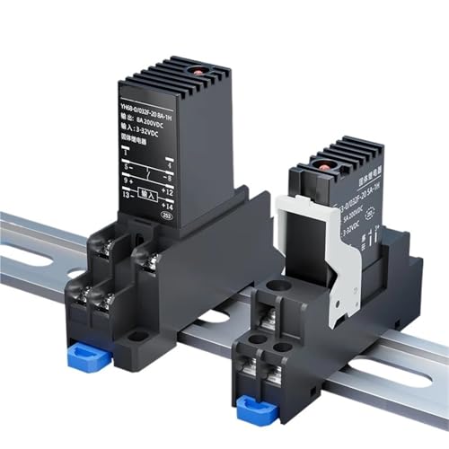 Relais statique haut rendement YH68 DC-DC 2NO 8PIN base alu dissipation max